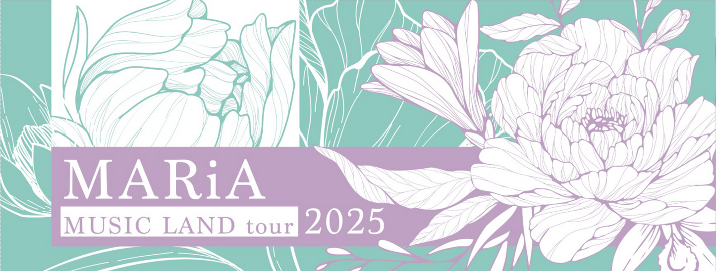 MARiA MUSIC LAND tour 2025 フェイスタオル