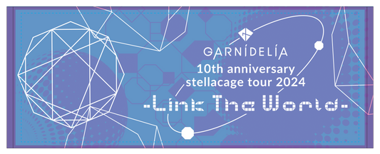 GARNiDELiA 10th anniversary stellacage tour 2024 -Link The World- Face Towel